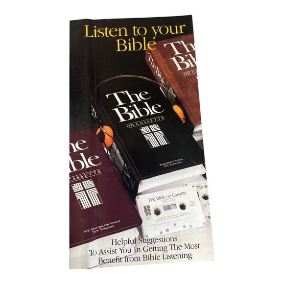 Vintage The Bible IV New International Version New Testament On Cassette Set - Picture 2 of 6